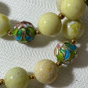 Cloisonné Beaded Necklace